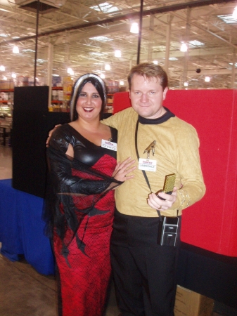 Elvira & Capt. Kirk!!