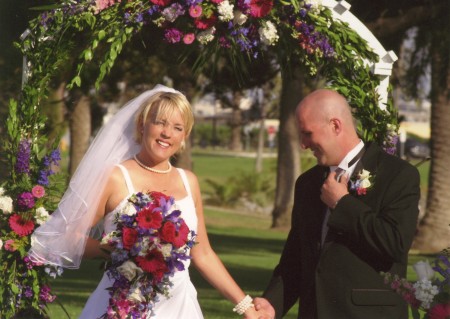 My husband Stephen and I on our wedding day 5-22-05