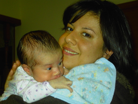 Auntie JUJU with Galilea (Edith's baby)