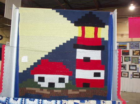 lighthouse afghan