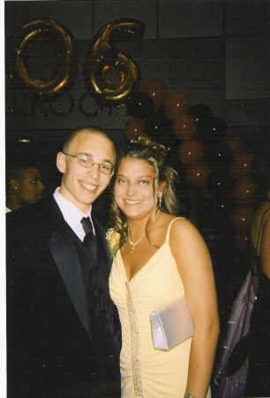 me and Sarah C at prom