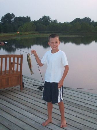 Ryan fishing this summer in Memphis