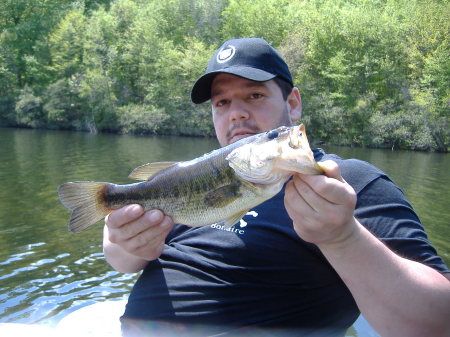 Me fishing at Green Turtle Pond