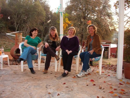 The girls at my farm - Diane, Carol, Lynda and Sandie