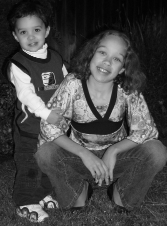 My kids Cameron and Sierra - 2006