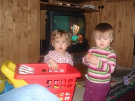 Josi and Megan playing in Pearland