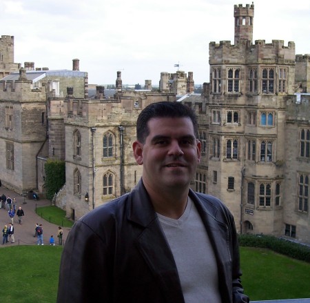 Me at Warwick Castle, England, October 2006
