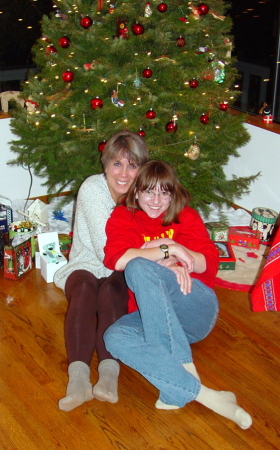 Judy and my daughter Laurel, Christmas in Sonoma