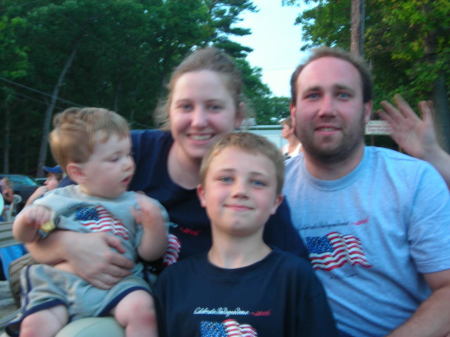 The whole Family on the 4th of July