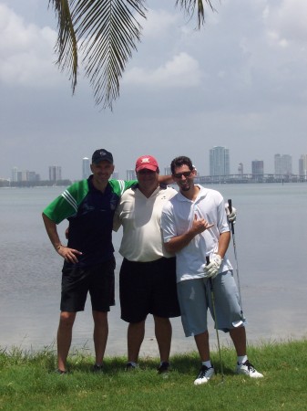 Golf buddies at Crandon Park in Miami 06