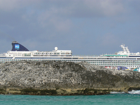Ship from great Stirrup Cay