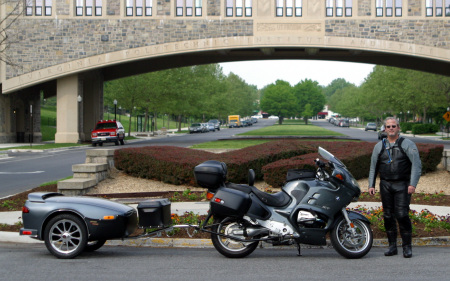 BMW R1150RT at Virginia Tech