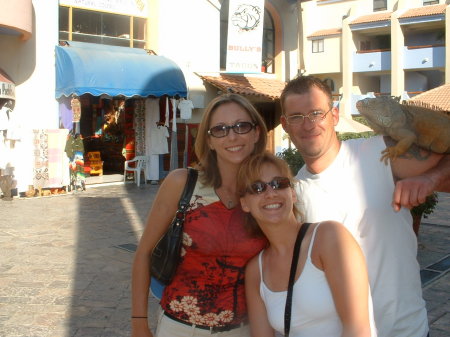 My daughter - Melanie with Friends in Los Cabos Mexico (on left)