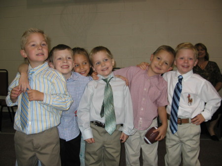 Zane at Preschool graduation 2007