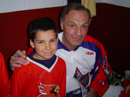 My son with the great GUY LAFLEUR