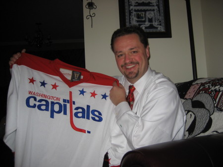 Dave and Capitals Jersey