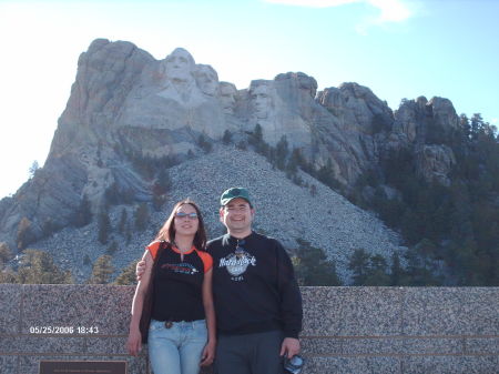 Alfiya and I @ Mount Rushmore National Park