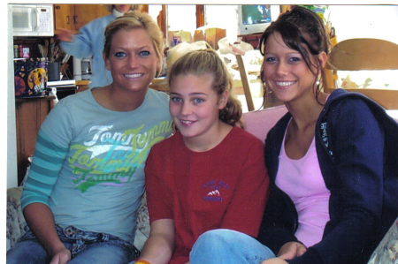 My daughter Mindy, neice Abbi and daughter Michelle