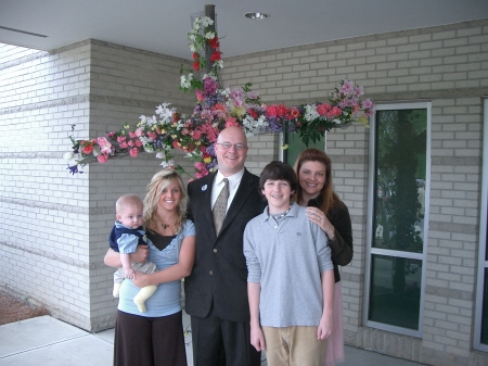 Family Photo in front of Church - Easter Sunday 2006