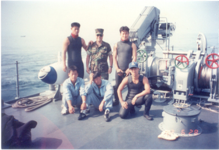 South Korean Navy Seals and me