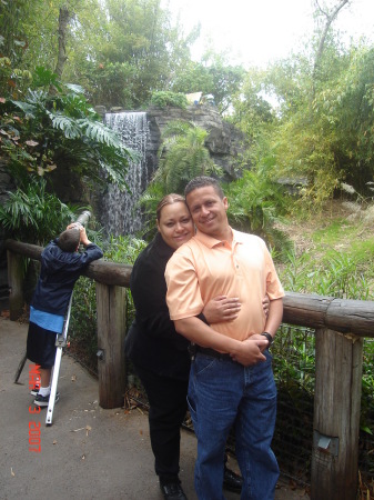 My husband and I at Animal Kingdom