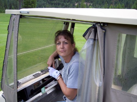 me in my golf cart