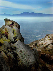 Looking Down on Riverside, California