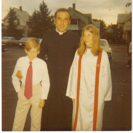 John (my brother), Myself, And A Priest