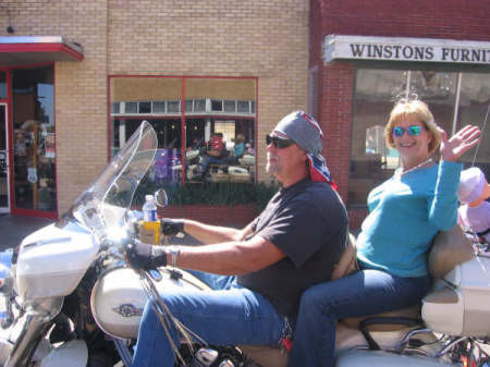 Charles with Glenda The Biker Babe