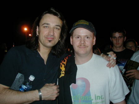 Me with Mike Sweet STRYPER Reunion 2003