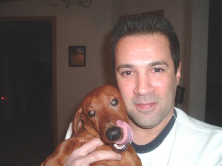 Me and my dog Oscar the Hot dog