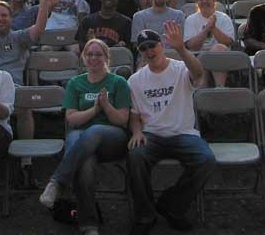 Son & D-in-law at a concert