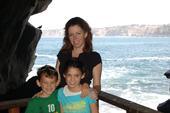 My kids and I at the La Jolla caves, Spring '06