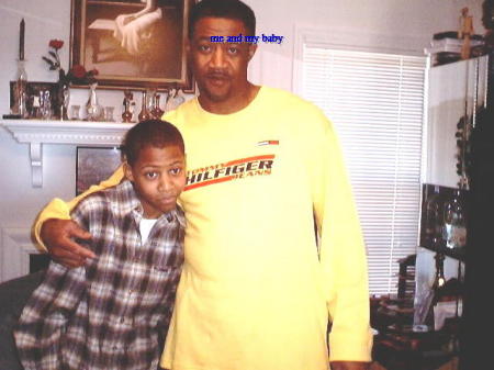 My hubby and my son Garrick years ago