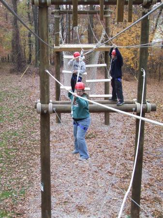 Herhsey Lodge Rope Course