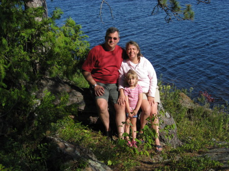 Jon Wendy and Madison Radiant Lake, Ontario, Canada Aug 07
