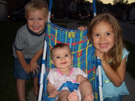 My kids - Emma, Ethan, and Evelyn