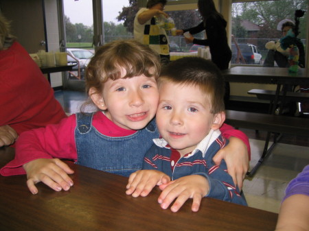 My children Megan (5) and Tyler (3) 2006