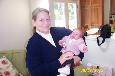 Grandma Getting to Hold Her New Grandaughter~2005