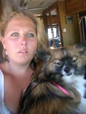 Katelyn & Sadie -- my two best girls =) just hanging out in the motorhome