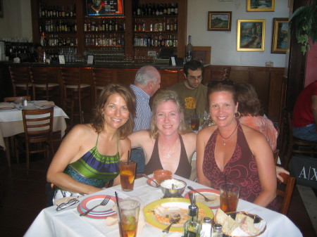 Liz Menzel (left) And I (middle) in LA Summer 2006