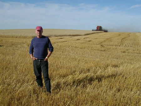 Visit to a farm in Saskatchewan