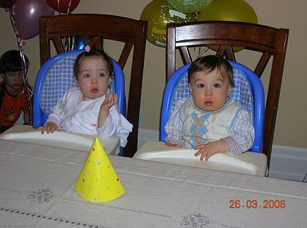 Liam and Kiara - Birthday Party - March 2006