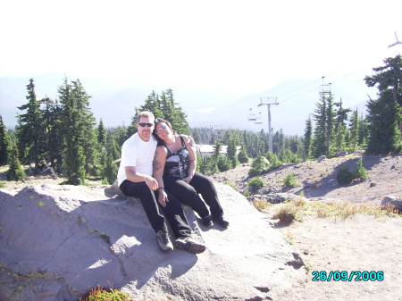 Up on Mt Hood Oregon David and Jane