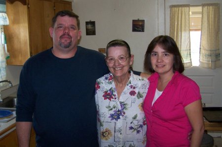 My brother Frank, My mom, and Me Thanksgiving 2006