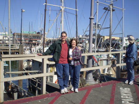 Steve and me at the Wharf