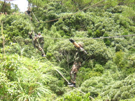 Training in Okinawa