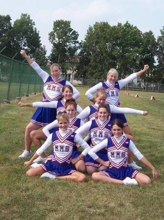 my daughters cheer squad