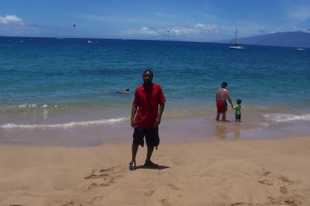 IN HAWAII ON THE BEACH