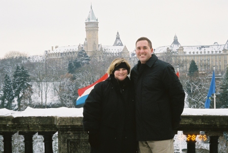 Pam & Me in Luxembourg, Winter 2005